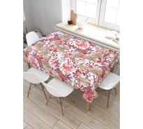 Скатерть прямоугольная из сатена JOYARTY Цветочный беспорядок tc_3784_120x145