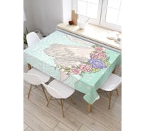 Скатерть прямоугольная из сатена JOYARTY Царевна лебедь tc_33611_120x145