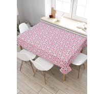 Скатерть прямоугольная из сатена JOYARTY Цветочные лепестки tc_32583_120x145