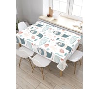 Скатерть прямоугольная из сатена JOYARTY Царь-рыба tc_78992_120x145