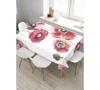 Скатерть прямоугольная из сатена JOYARTY Цветочные приключения tc_9139_120x145