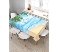 Скатерть прямоугольная из сатена JOYARTY Хороший пляж tc_9679_120x145