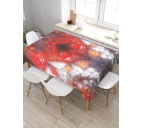 Прямоугольная скатерть из сатена JoyArty Таинственные узоры tc_18662_120x145