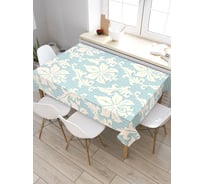Скатерть прямоугольная из сатена JOYARTY Цветастая сеть tc_5920_120x145