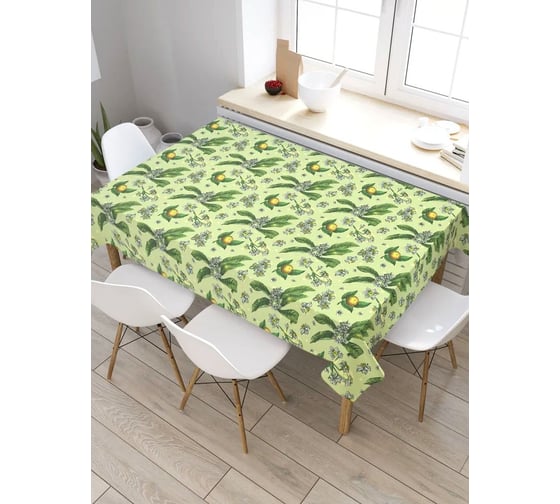 Скатерть прямоугольная из сатена JOYARTY Фрукты жизни tc_71178_120x145 1