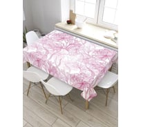 Скатерть прямоугольная из сатена JOYARTY Цветочная паутина tc_8354_120x145
