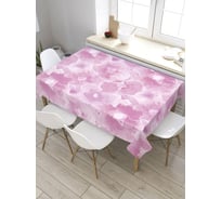 Скатерть прямоугольная из сатена JOYARTY Цветочное многообразие tc_8200_120x145