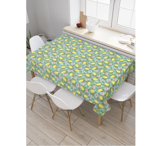 Скатерть прямоугольная из сатена JOYARTY Фруктовая роща tc_72814_120x145 1