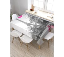 Скатерть прямоугольная из сатена JOYARTY Французский поцелуй tc_4419_120x145