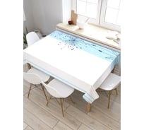 Скатерть JoyArty Цветочный фонтан, прямоугольная, из сатена tc_20763_120x145