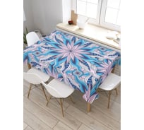 Прямоугольная скатерть из сатена JoyArty Танец волнистых лепестков tc_21239_120x145