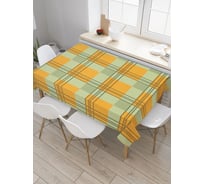Прямоугольная скатерть из сатена JoyArty Тартан искусства tc_31084_120x145