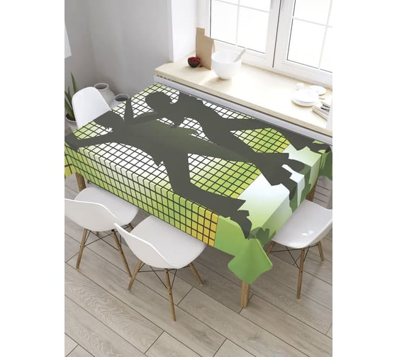 Прямоугольная скатерть из сатена JoyArty Танцующая пара tc_33652_120x145 1