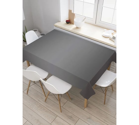 Прямоугольная скатерть из сатена JoyArty Темный металл tc_23572_120x145 1