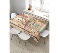 Прямоугольная скатерть из сатена JoyArty Улица и мост tc_8902_120x145