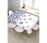 Прямоугольная скатерть из сатена JoyArty Турецкие амулеты tc_35427_120x145