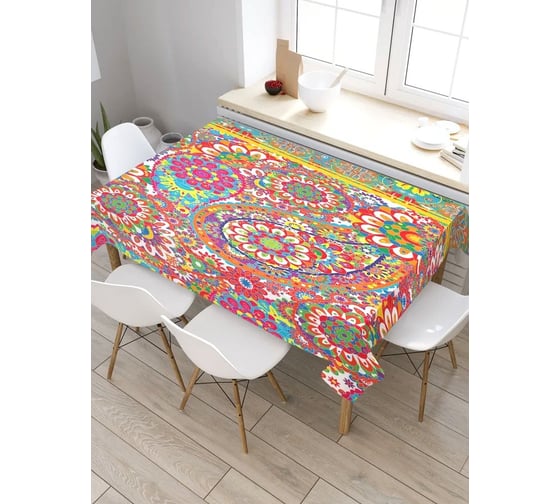 Прямоугольная скатерть из сатена JoyArty Теплое покрытие tc_32403_120x145 1