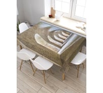 Прямоугольная скатерть из сатена JoyArty Тоннель в замке tc_9480_120x145