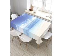 Прямоугольная скатерть из сатена JoyArty Теплый пляж майами tc_10221_120x145