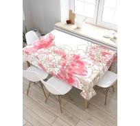 Скатерть JoyArty Цветы всегда в моде, прямоугольная, из сатена tc_2695_120x145