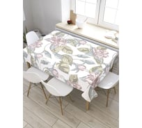 Скатерть JoyArty Цветы винтаж, прямоугольная, из сатена tc_31997_120x145