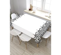 Прямоугольная скатерть из сатена JoyArty Узоры-купола tc_28316_120x145