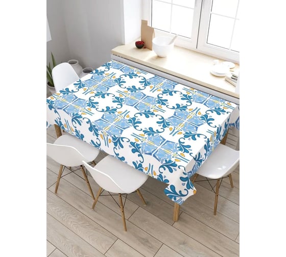 Прямоугольная скатерть из сатена JoyArty Узорчатый лабиринт tc_19976_120x145 1