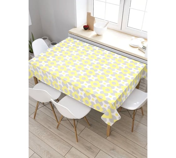 Прямоугольная скатерть из сатена JoyArty Усиленные фигуры tc_26879_120x145 1