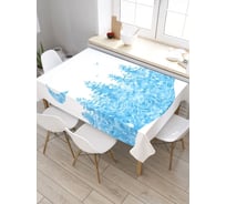 Прямоугольная скатерть из сатена JoyArty Узорный лес tc_27870_120x145