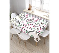 Скатерть JoyArty Цветы неба, прямоугольная, из сатена tc_3875_120x145