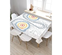 Прямоугольная скатерть из сатена JoyArty Удивленная иллюзия tc_18643_120x145