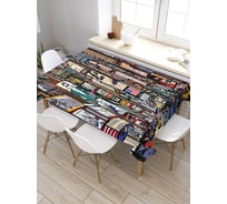 Прямоугольная скатерть из сатена JoyArty Уличная реклама tc_2538_120x145