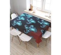 Прямоугольная скатерть из сатена JoyArty Туман волшебства tc_21553_120x145