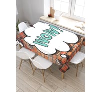 Прямоугольная скатерть из сатена JoyArty Удивительное граффити tc_21245_120x145