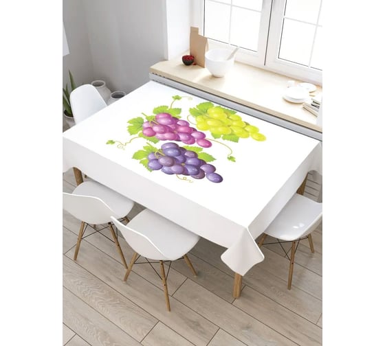 Прямоугольная скатерть из сатена JoyArty Три грозди tc_21592_120x145 1