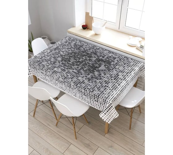 Прямоугольная скатерть из сатена JoyArty Точечный мираж tc_21402_120x145 1