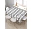 Прямоугольная скатерть из сатена JoyArty Треугольные зигзаги tc_20900_120x145 1