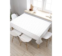 Прямоугольная скатерть из сатена JoyArty Точечный текстура tc_20864_120x145