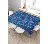 Прямоугольная скатерть из сатена JoyArty Треугольная мозаика tc_28762_120x145