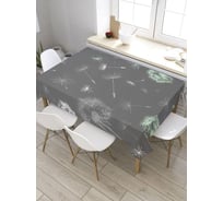 Скатерть прямоугольная JoyArty Полет одуванчика из сатена tc_7938_120x145