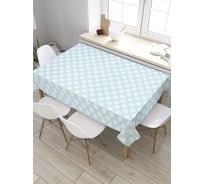 Скатерть прямоугольная JoyArty Строгие круги из сатена tc_28785_120x145