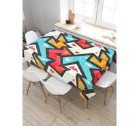 Скатерть прямоугольная JoyArty Стрит-арт из сатена tc_30735_120x145