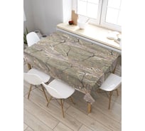 Скатерть прямоугольная JoyArty Стена из веток из сатена tc_7650_120x145