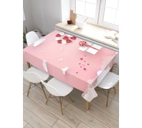 Скатерть прямоугольная тканевая JOYARTY на стол с рисунком Воздушный подарок 120х145 см tc_422718_120x145