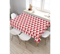 Скатерть прямоугольная тканевая JOYARTY на стол с рисунком Про любовь 120х145 см tc_422638_120x145