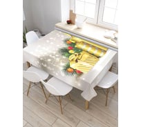Скатерть прямоугольная тканевая JOYARTY на стол с рисунком Панно с сердцами 145х180 см tc_422619_180x145