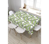 Прямоугольная скатерть из сатена JoyArty Тропики на волнах tc_28802_120x145
