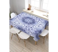 Прямоугольная скатерть из сатена JoyArty Треугольные галлюцинации tc_20358_120x145