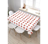 Скатерть прямоугольная водоотталкивающая JOYARTY на стол Путешествие сердца 120x145 см tcox_422713_120x145