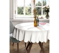 Скатерть круглая тканевая JOYARTY на стол с рисунком Сердце в руках 150х150 см rtcf01_422677_150x150